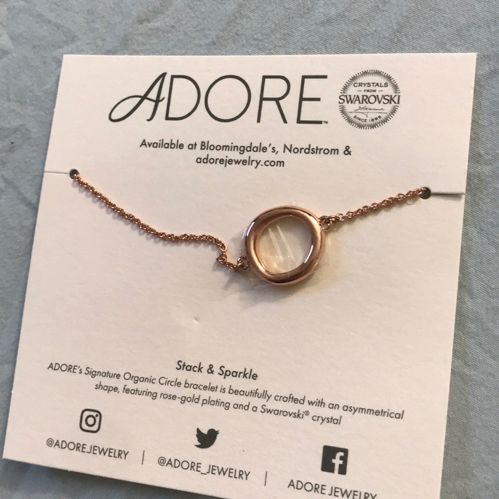 Adore Bracelet Rose Gold New